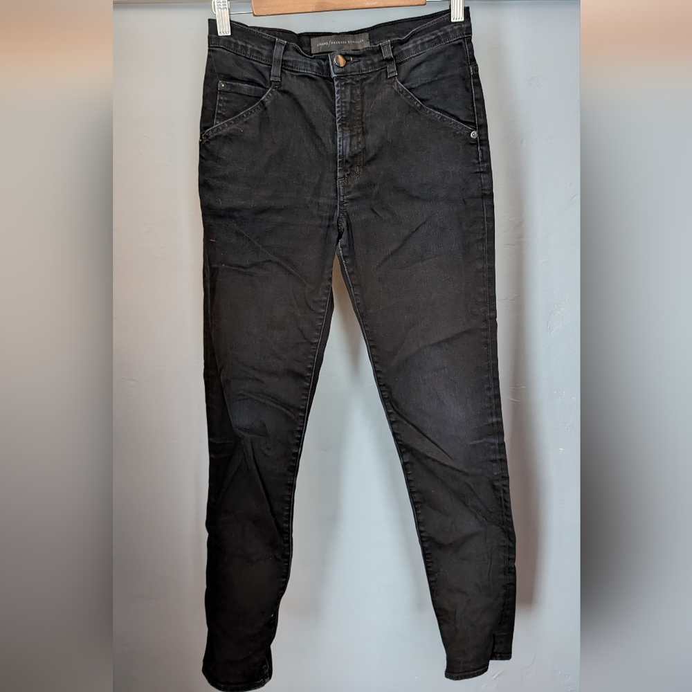 🌙  J Brand Proenza Schouler Charcoal Relaxed Skinny Jeans In Dusk